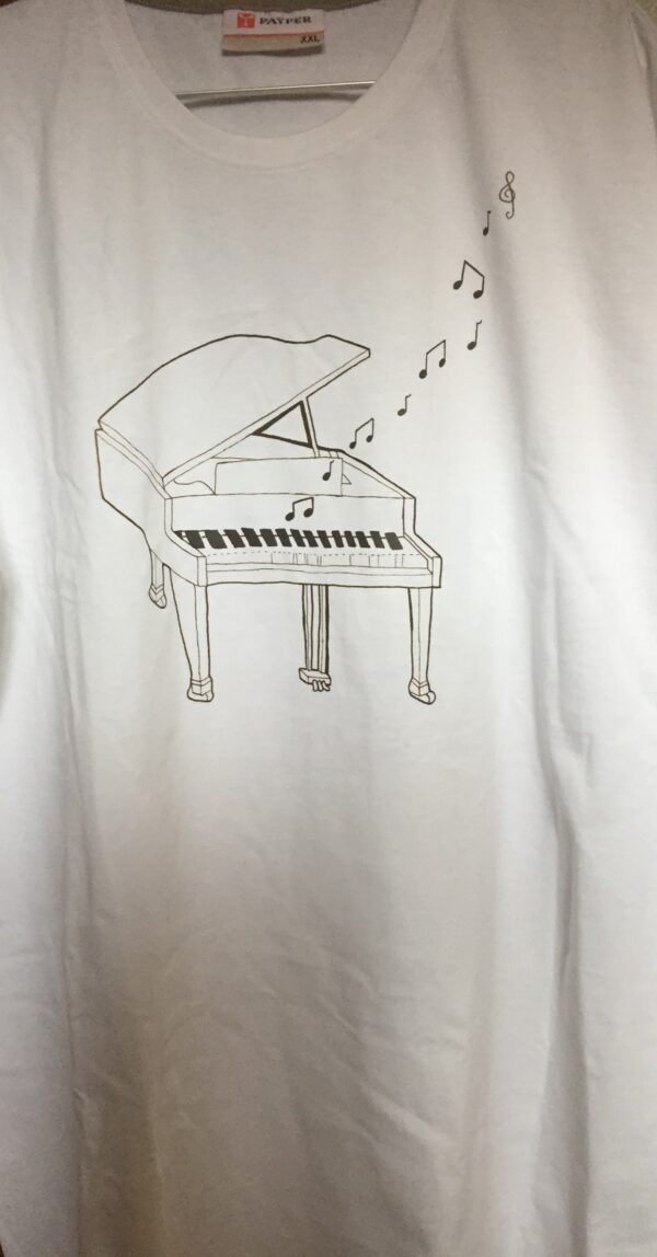 T-shirt Adulte Piano